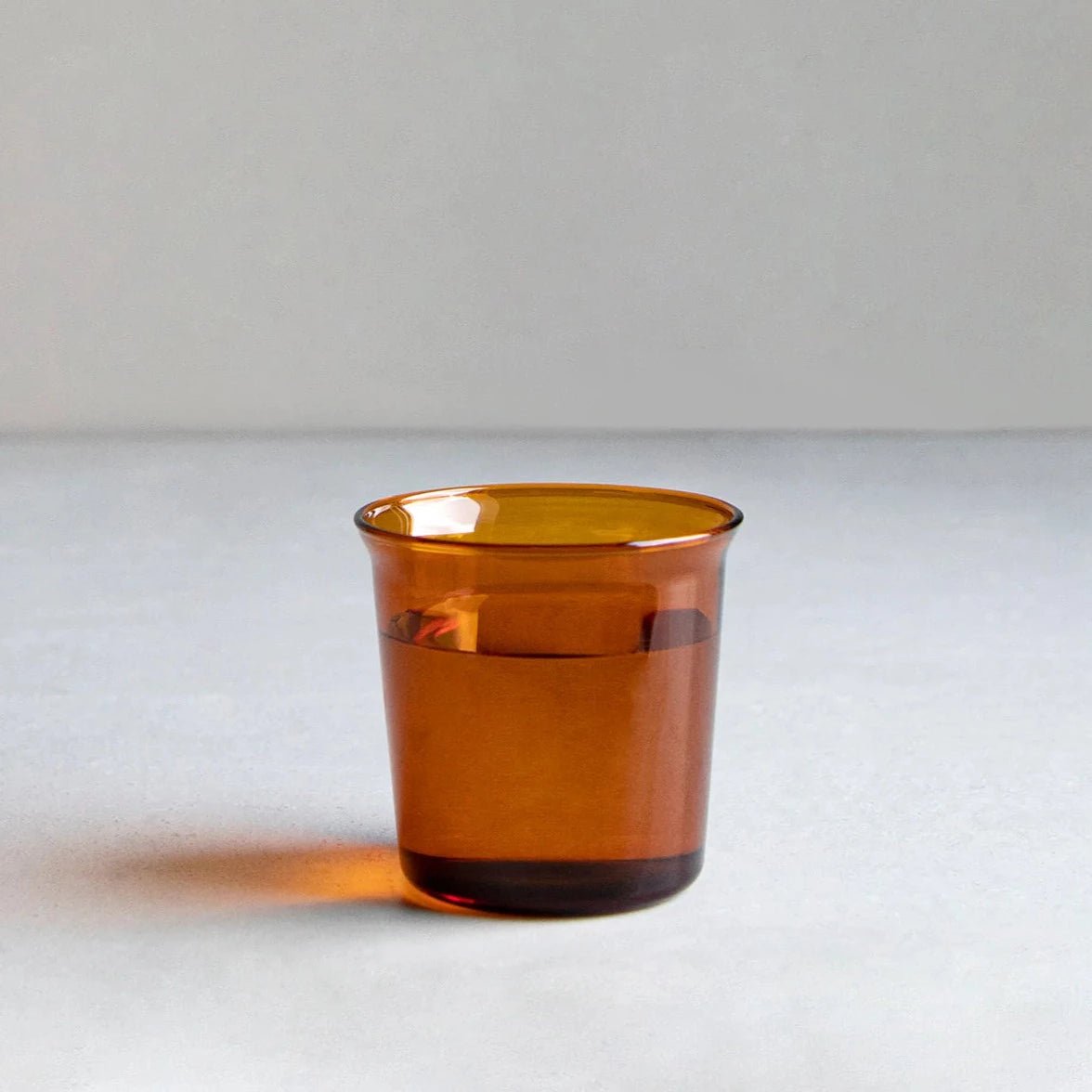 KINTO USA Cast Amber Glass, 6.1 oz - lily & onyx