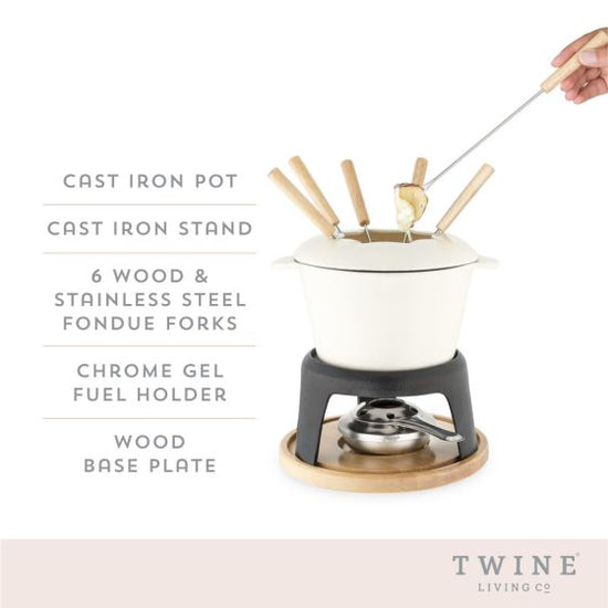 Twine Cast Iron Fondue Set - lily & onyx