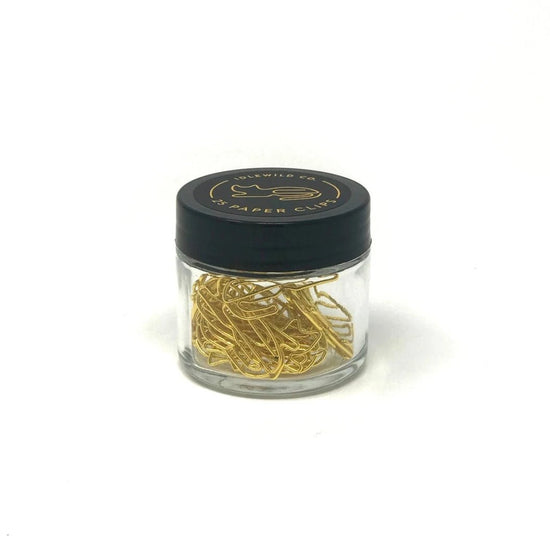 Idlewild Co. Cat Gold Plated Paper Clips, 25 Count - lily & onyx