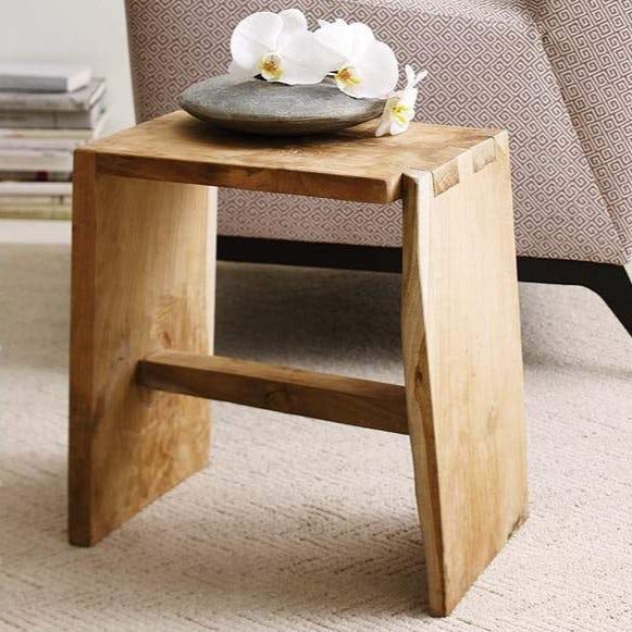 texxture Catanga Teak Stool - lily & onyx