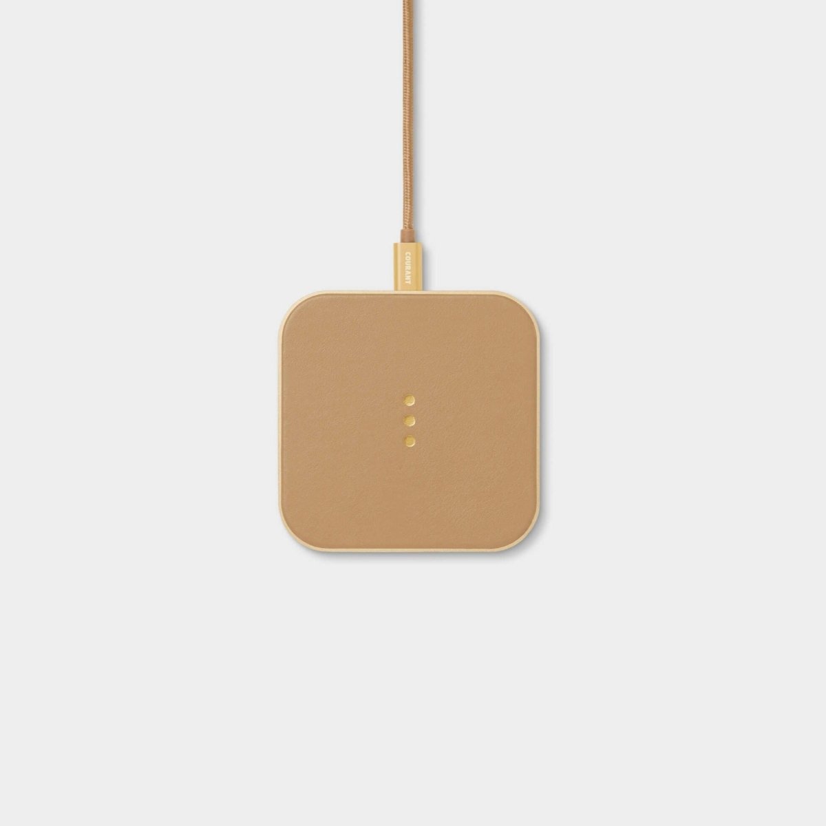 Courant Catch: 1 Classics Single Device Wireless Charger in Italian Leather - lily & onyx