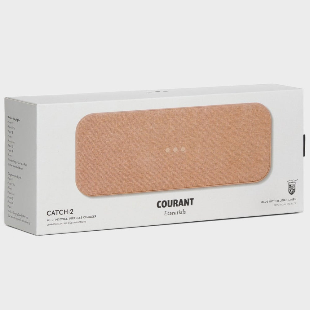 
                      
                        Courant Catch: 2 Essentials Multi Device Wireless Charger in Belgian Linen - lily & onyx
                      
                    