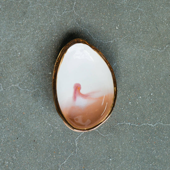 Load image into Gallery viewer, Karacotta Ceramics Ceramic Abalone Smudge Dish - lily &amp;amp; onyx
