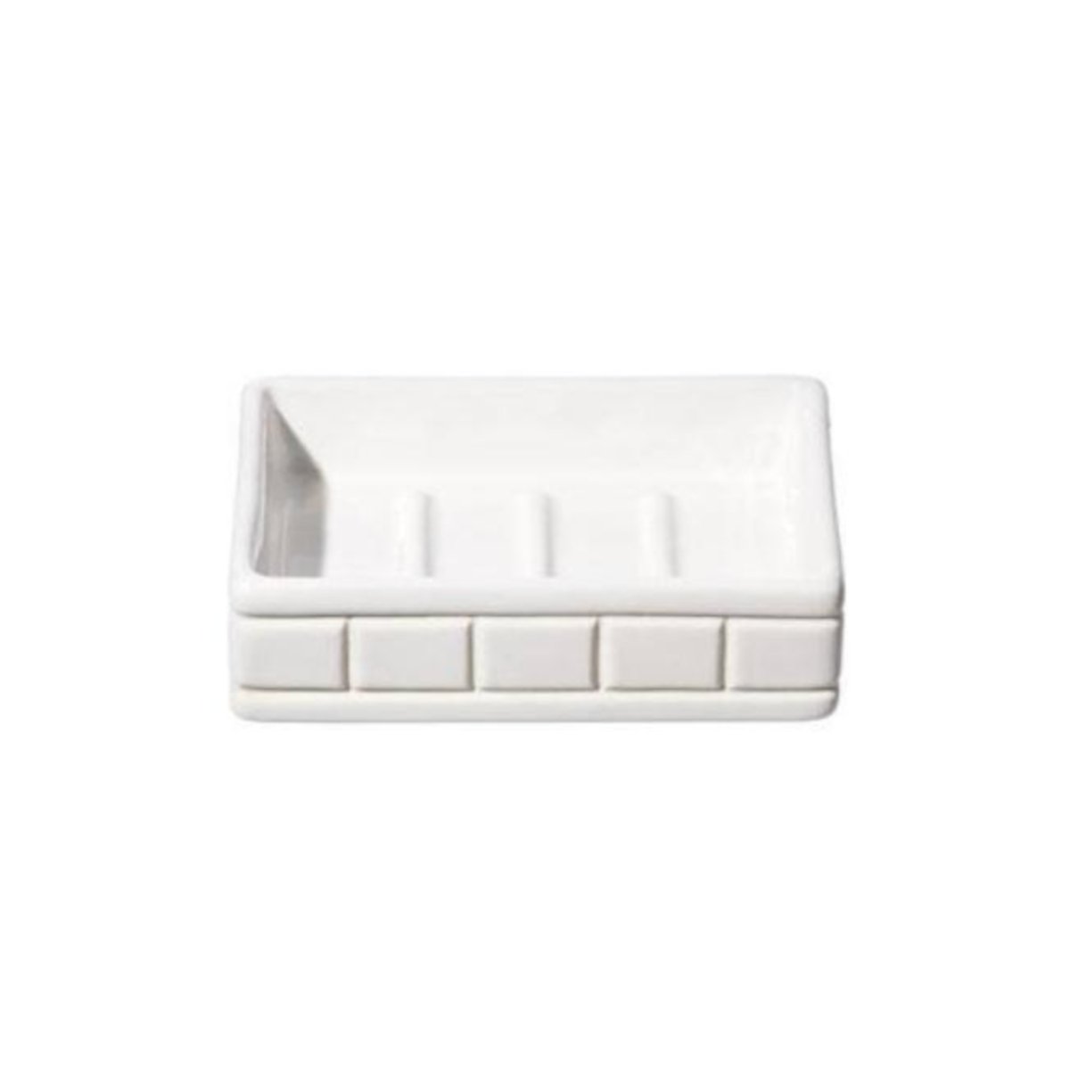 puebco Ceramic Bath Ensemble Soap Dish - lily & onyx