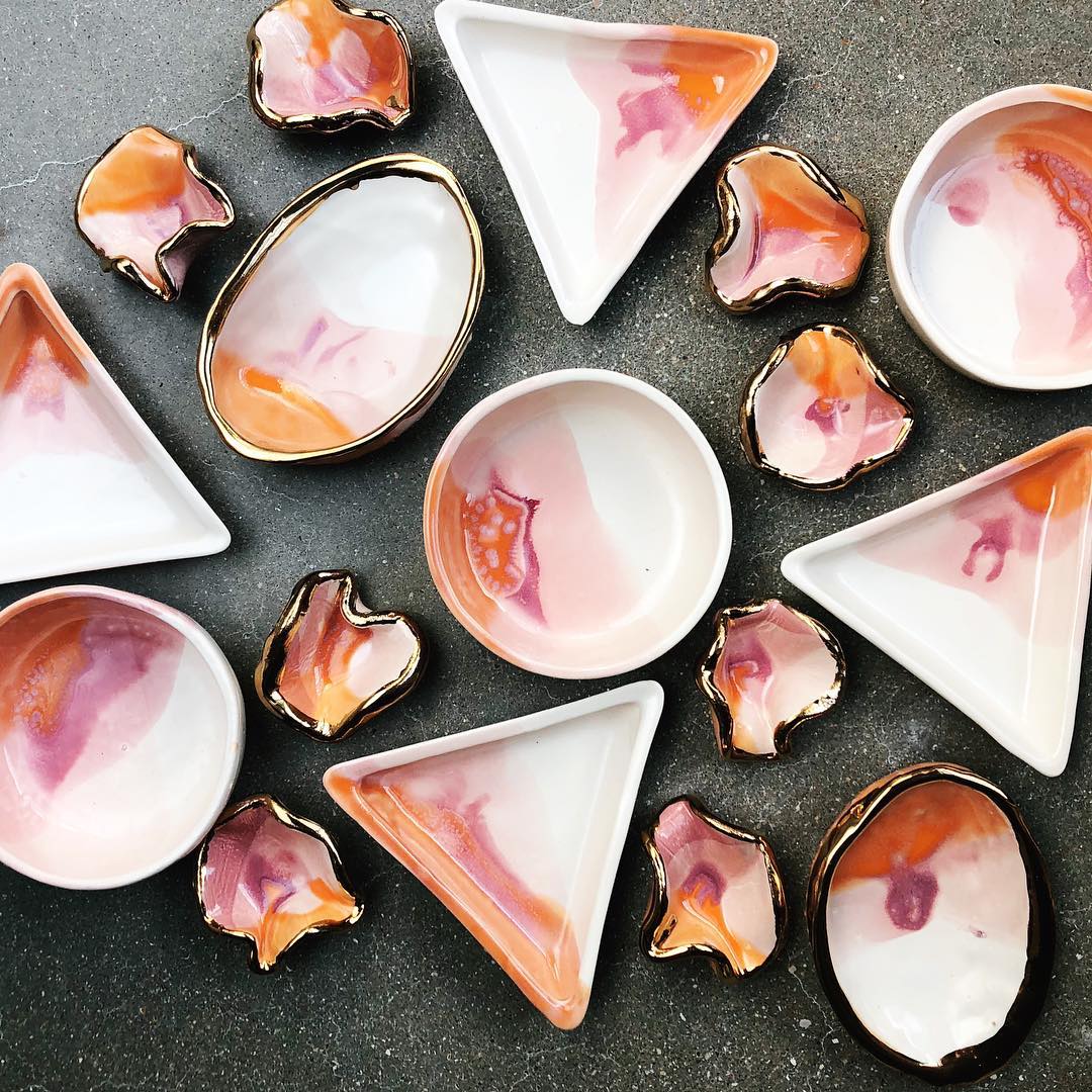 Karacotta Ceramics Ceramic Mermaid Jewelry Dish - lily & onyx