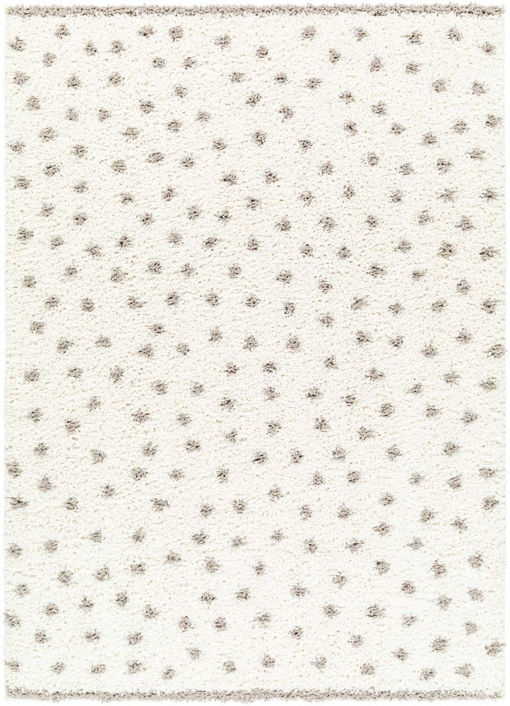 
                      
                        Hauteloom Chaia Dotted Cream & Gray Plush Rug - lily & onyx
                      
                    