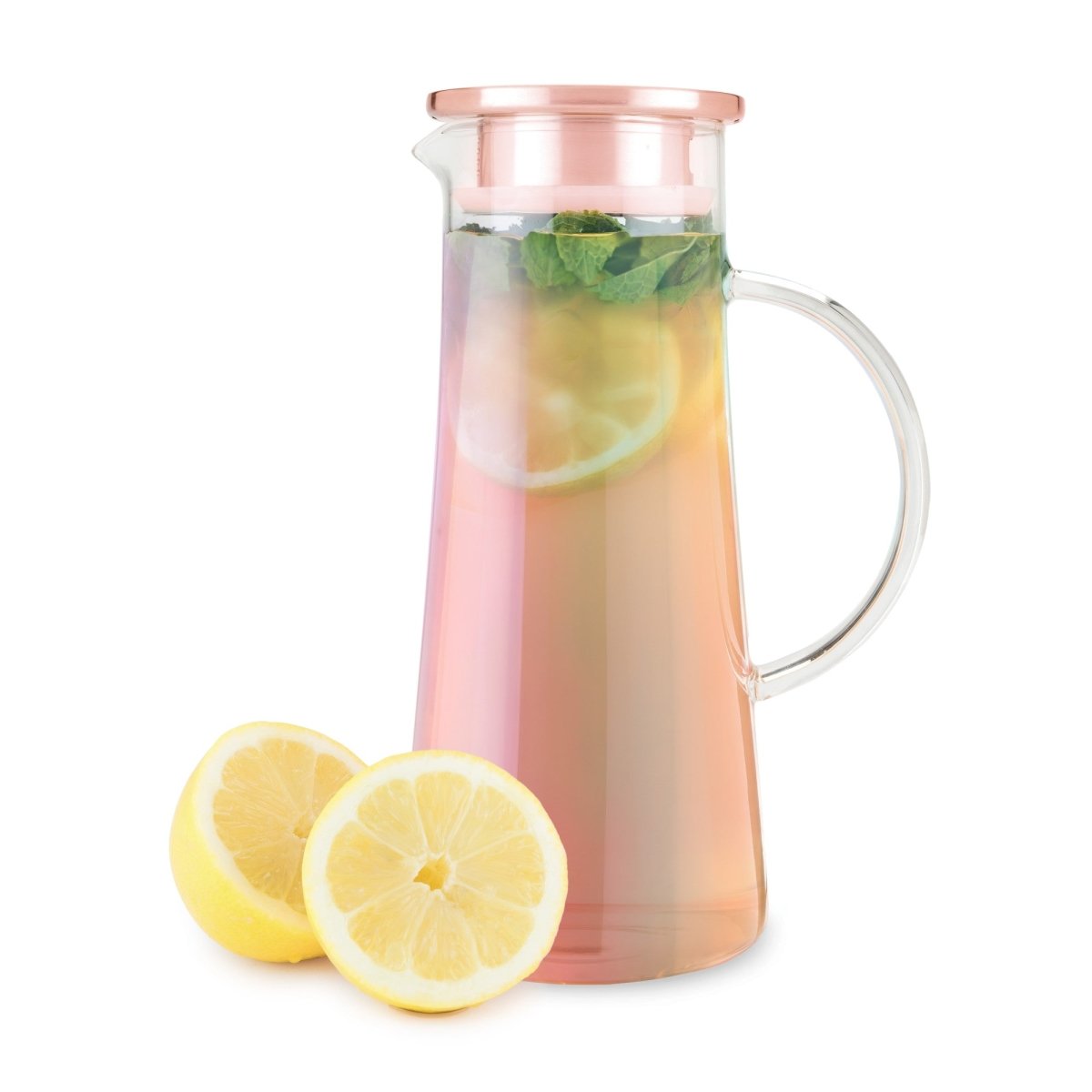 Pinky Up Charlie™ Iridescent Glass Iced Tea Carafe - lily & onyx