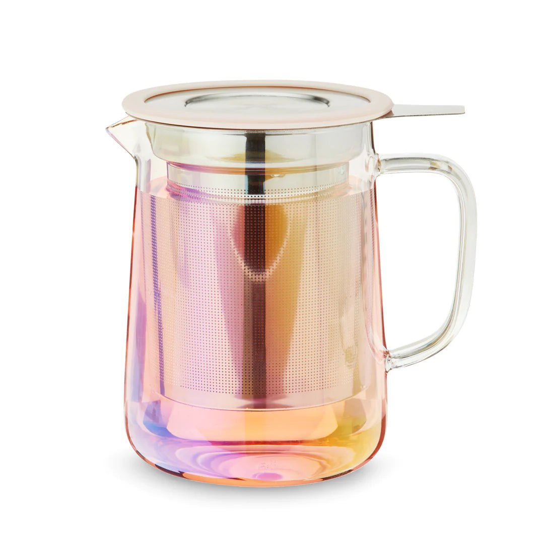 Pinky Up Chas™ Mini Glass Teapot & Infuser, 16 Oz - lily & onyx