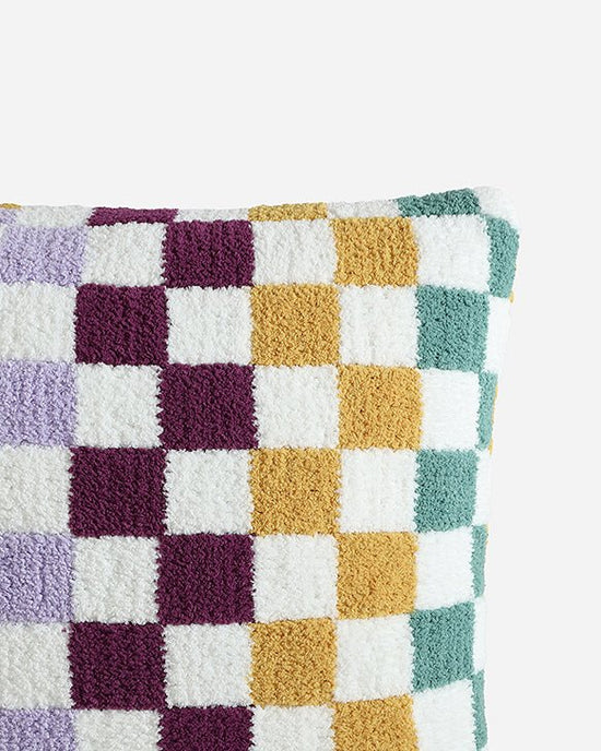 Sunday Citizen Checkerboard Throw Pillow - lily & onyx