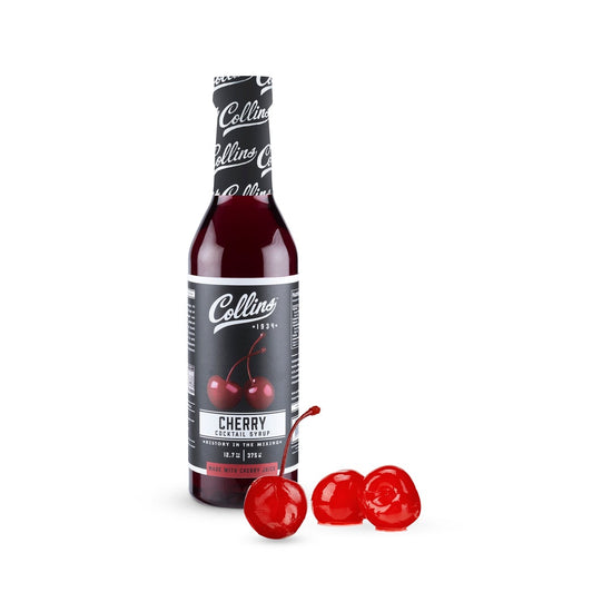 Collins Cherry Cocktail Syrup, 12.7 Oz - lily & onyx