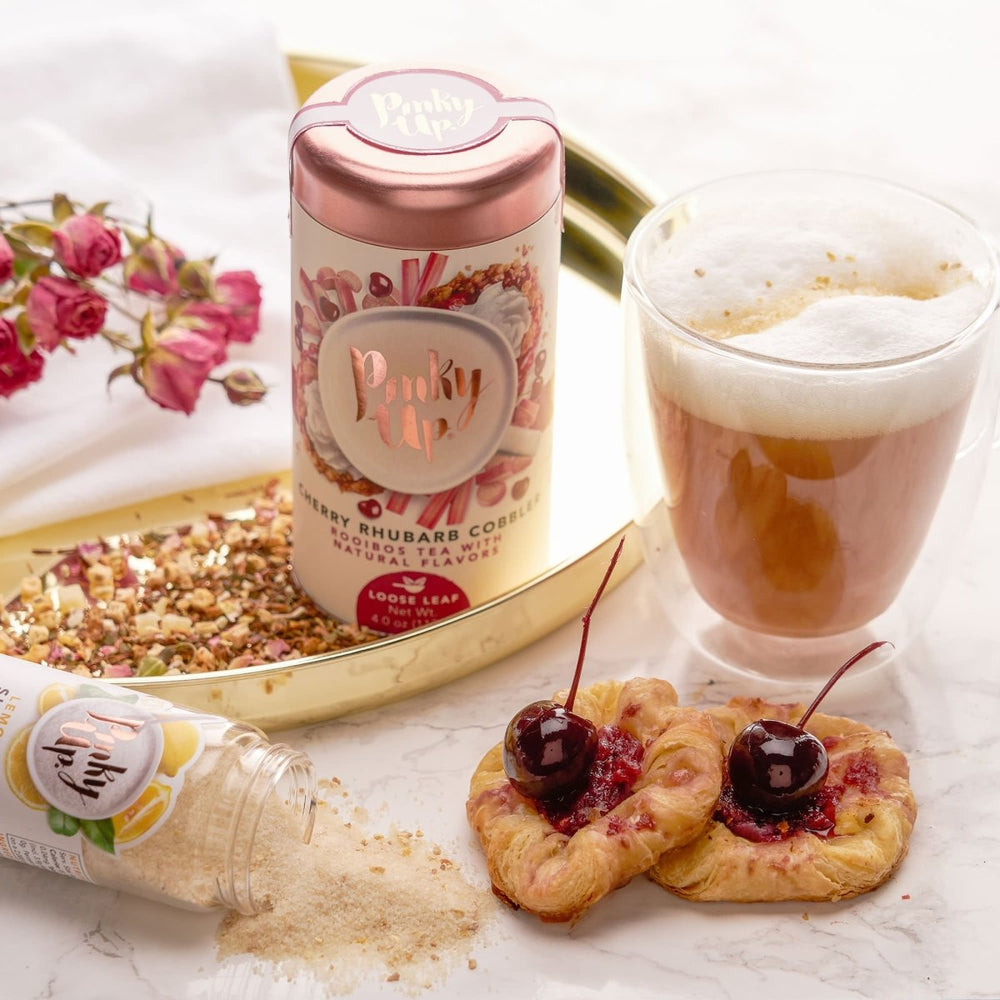 
                      
                        Pinky Up Cherry Rhubarb Loose Leaf Tea Tins - lily & onyx
                      
                    