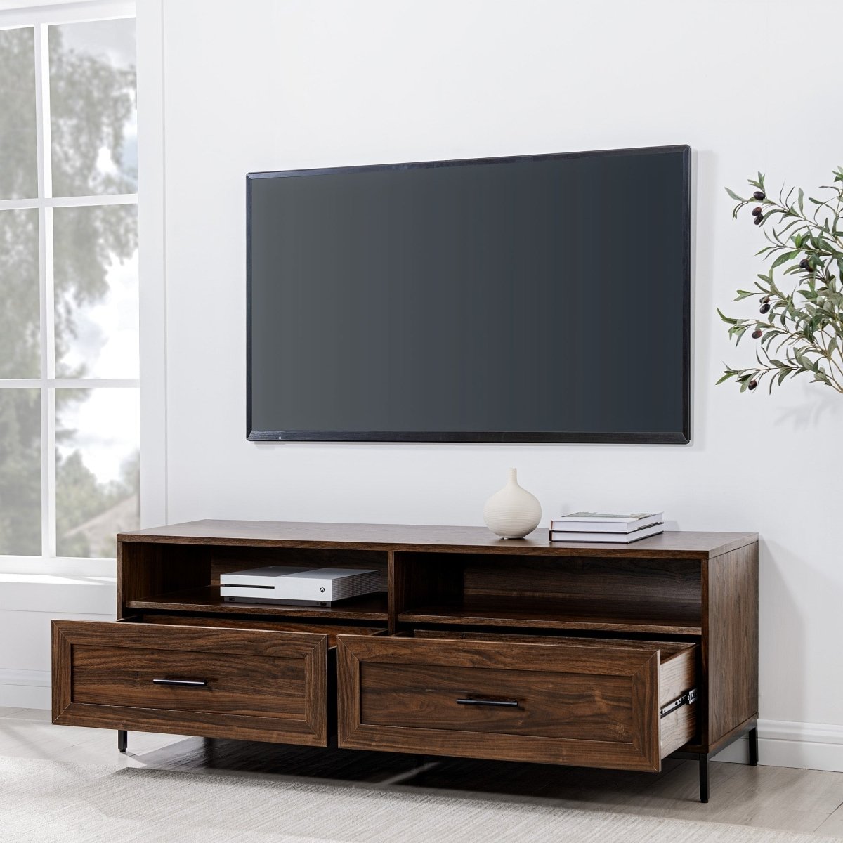 Walker Edison Chevy Modern TV Stand - lily & onyx