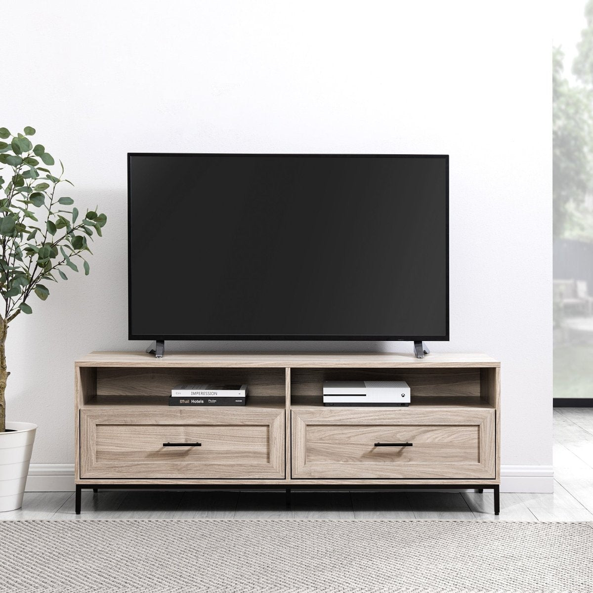 Walker Edison Chevy Modern TV Stand - lily & onyx