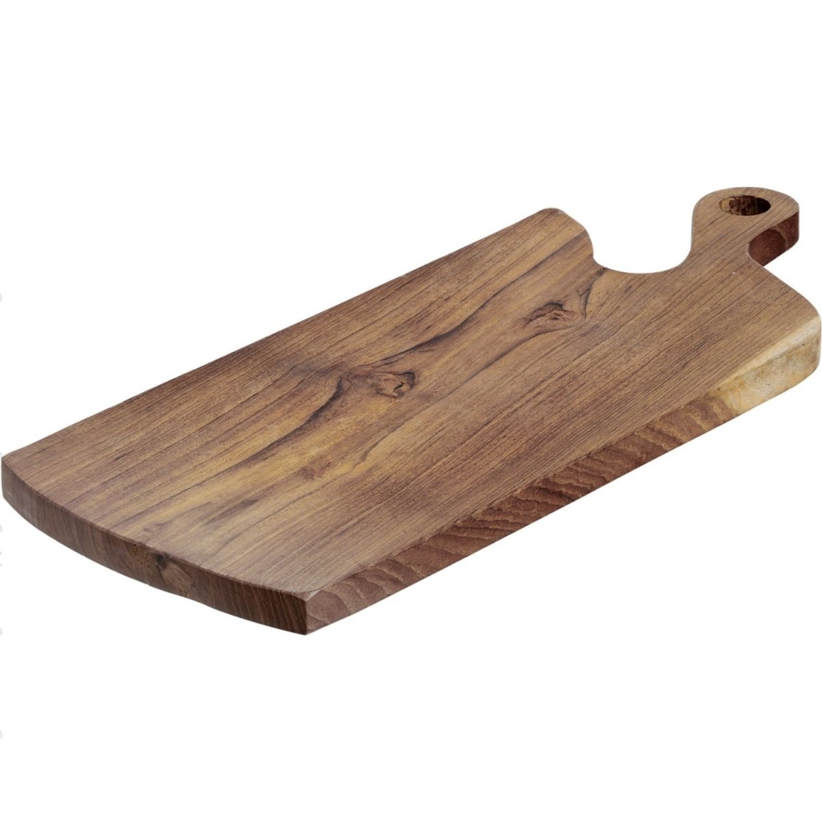 Load image into Gallery viewer, texxture Chiku™ Teak Platter With Handle, 16&amp;quot; X 6&amp;quot; - lily &amp;amp; onyx

