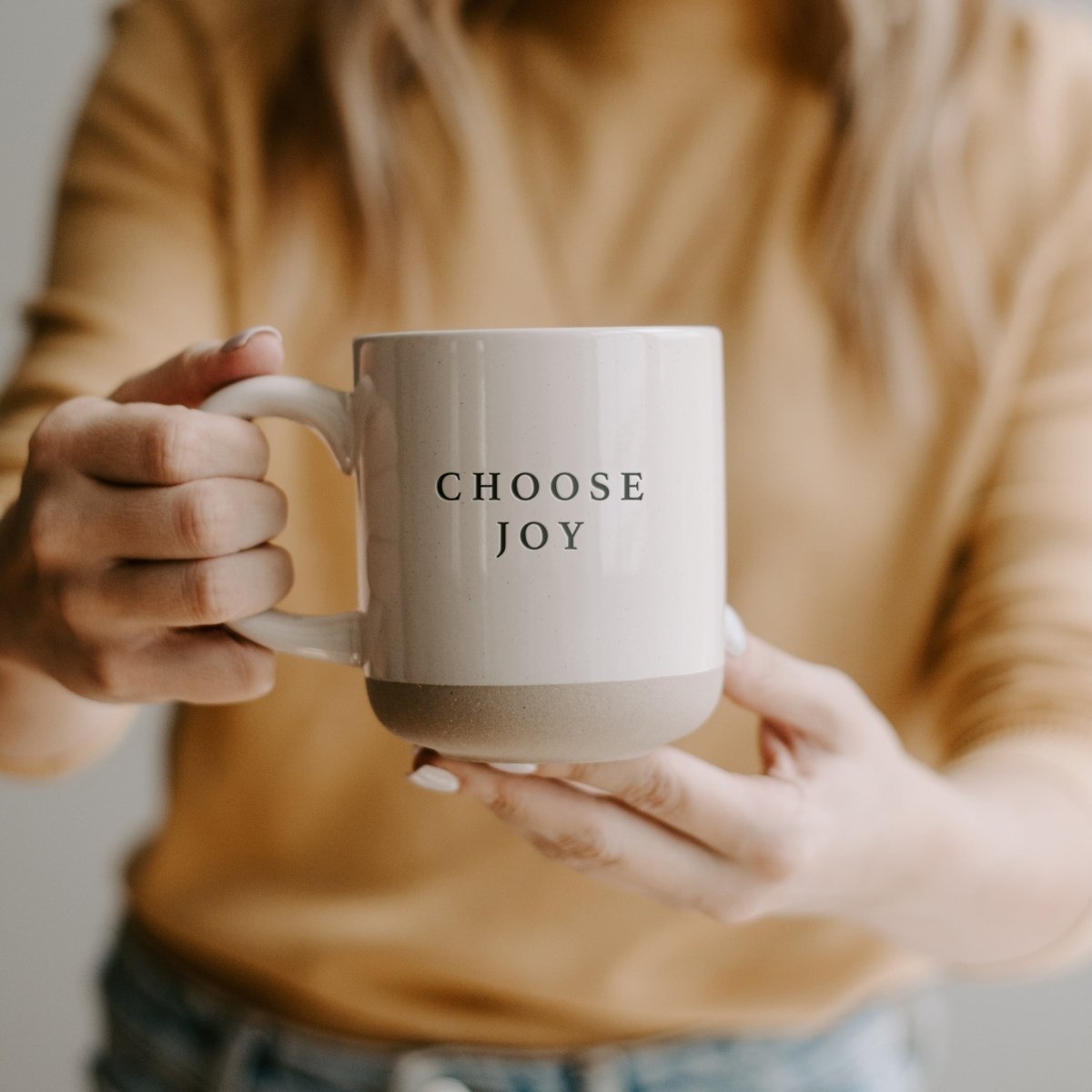 Sweet Water Decor Choose Joy Stoneware Coffee Mug - lily & onyx