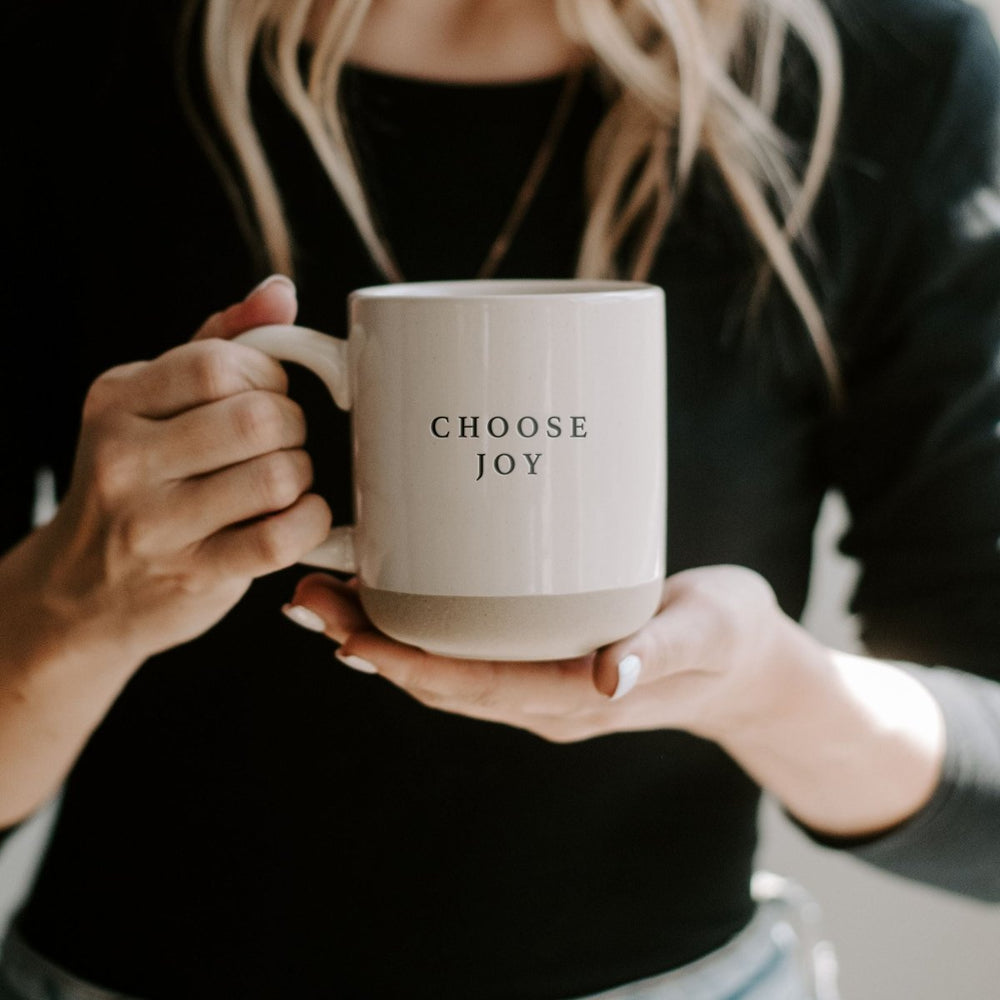 Sweet Water Decor Choose Joy Stoneware Coffee Mug - lily & onyx