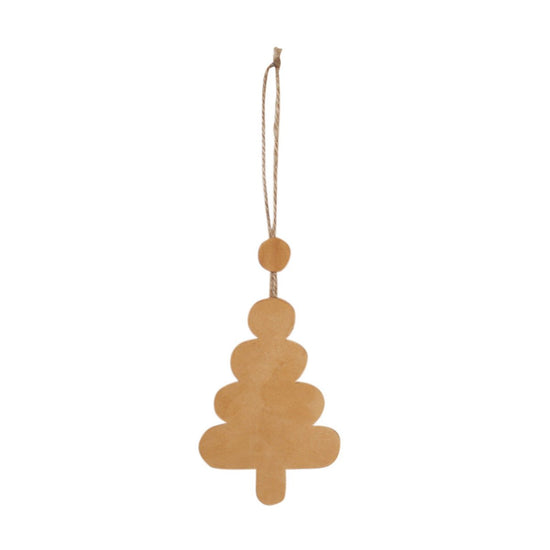 Imani Collective Christmas Tree Leather Ornament - lily & onyx
