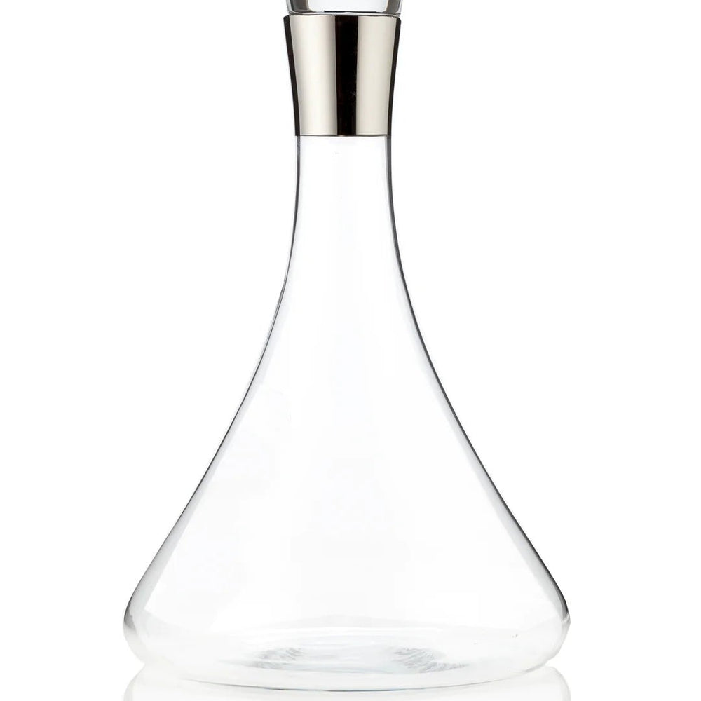 Viski Chrome Decanter, 60 Oz - lily & onyx