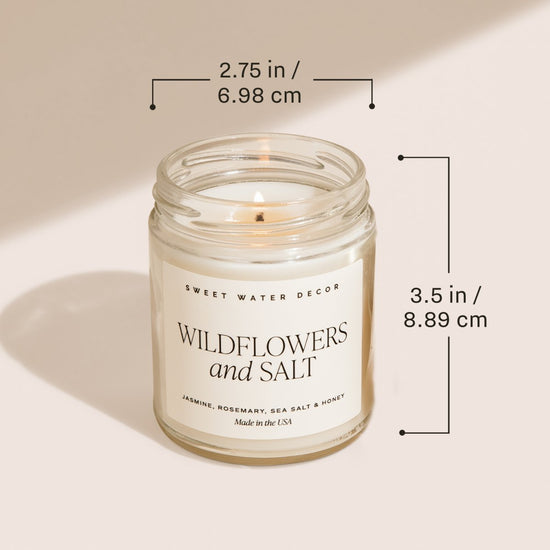 Sweet Water Decor Cinnamon Rolls Soy Candle - Clear Jar - 9 oz - lily & onyx