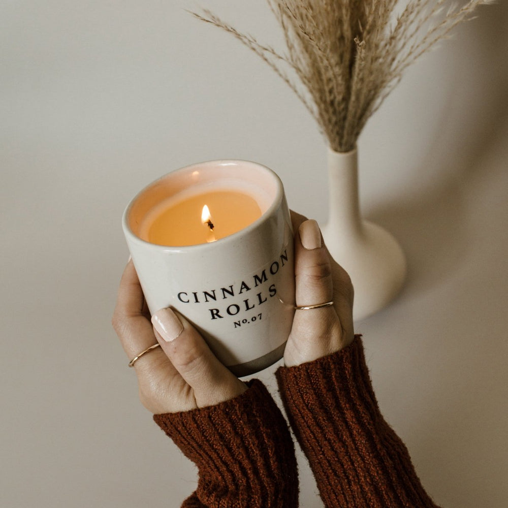 
                      
                        Sweet Water Decor Cinnamon Rolls Soy Candle - Cream Stoneware Jar - 12 oz - lily & onyx
                      
                    