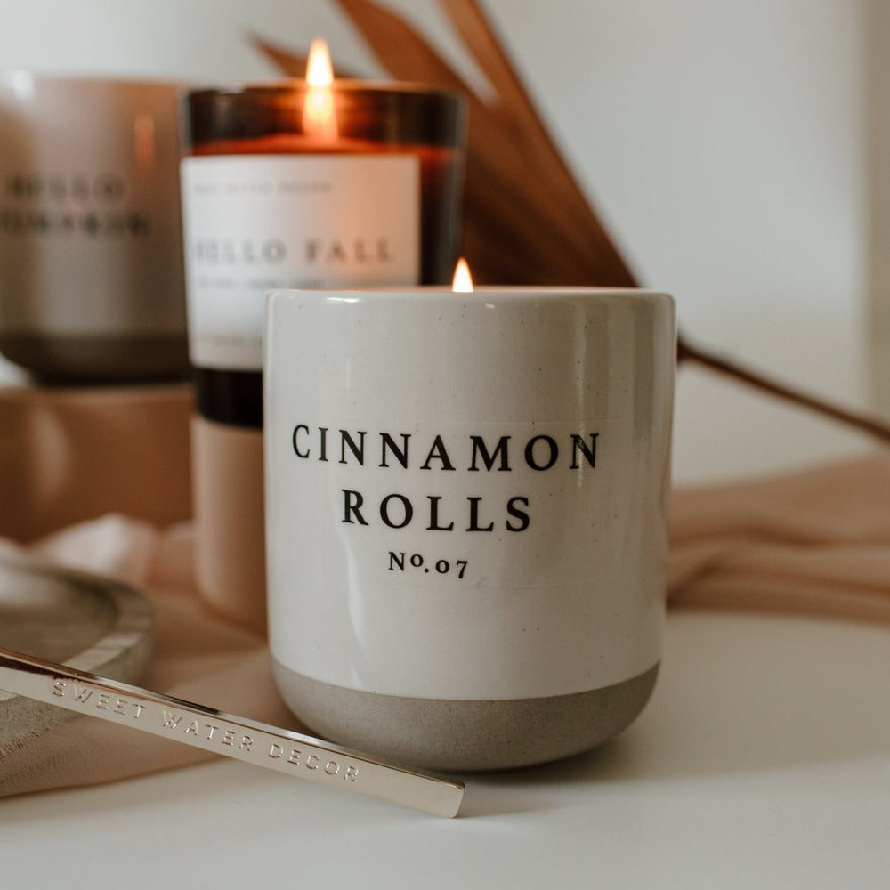 
                      
                        Sweet Water Decor Cinnamon Rolls Soy Candle - Cream Stoneware Jar - 12 oz - lily & onyx
                      
                    