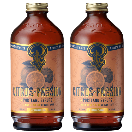Portland Syrups Citrus-Passion Syrup, 2 Pack - lily & onyx
