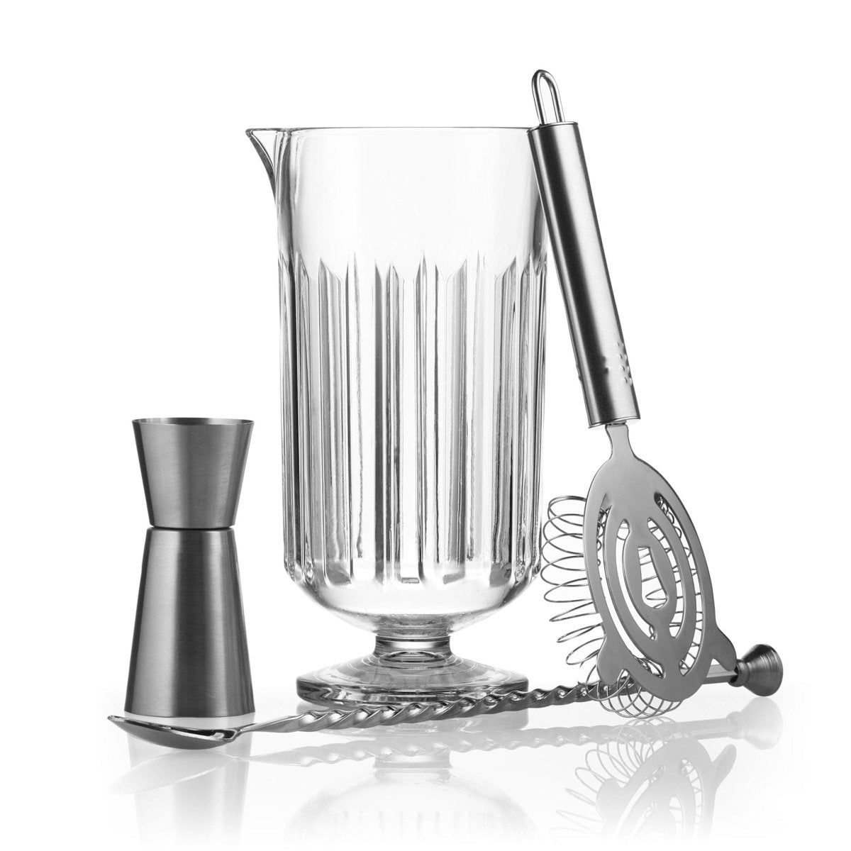 Libbey Classic Cocktail Flashback 4-Piece Bar Mixing Set - lily & onyx