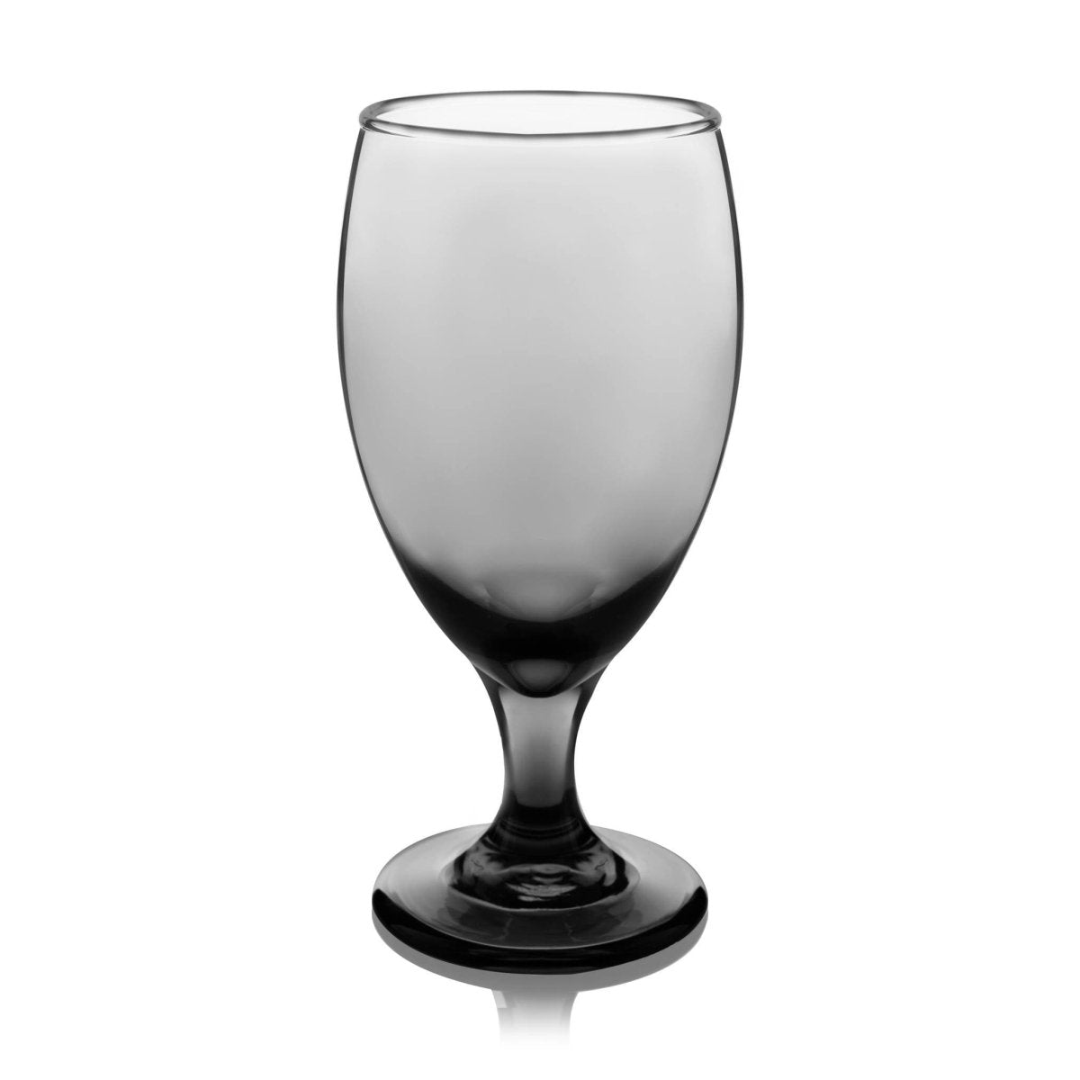 Libbey Classic Smoke Goblet Beverage Glasses, 16.25 oz - Set of 6 - lily & onyx