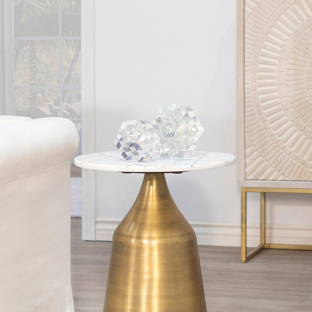 
                      
                        Sagebrook Home Clear Crystal Geometric Object - lily & onyx
                      
                    