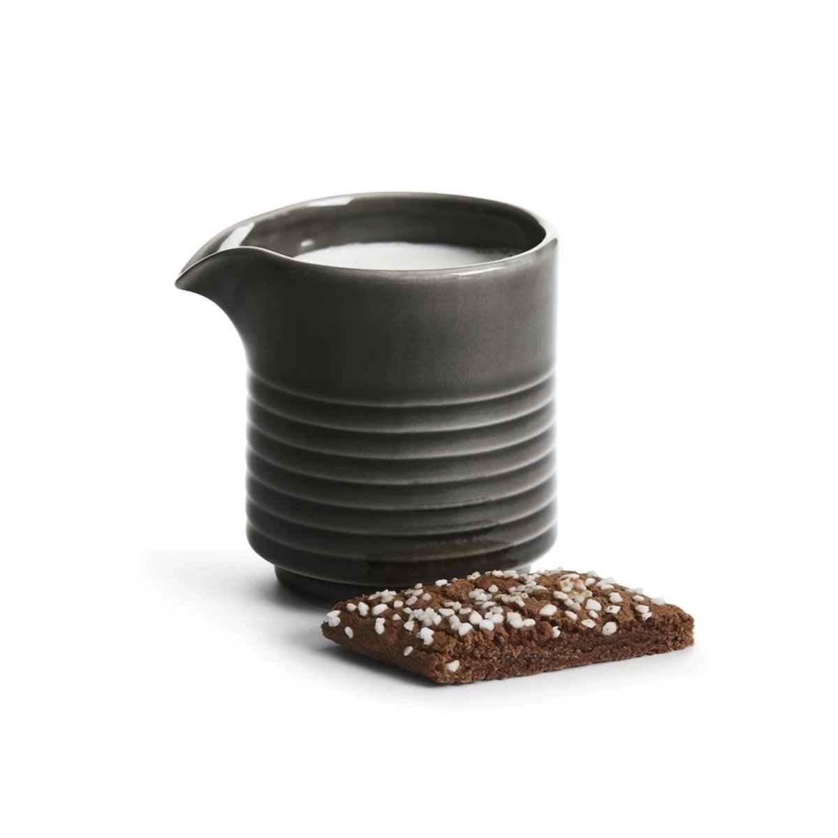 Sagaform Coffee & More Milk Jug, Gray - lily & onyx