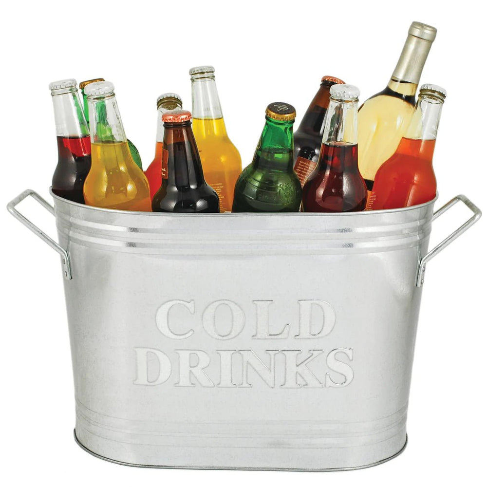 
                      
                        Twine Living Cold Drinks Galvanized Metal Tub - lily & onyx
                      
                    