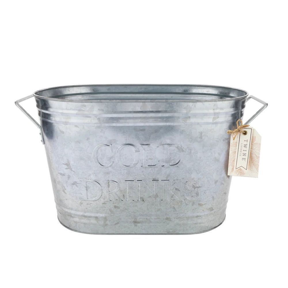 
                      
                        Twine Living Cold Drinks Galvanized Metal Tub - lily & onyx
                      
                    