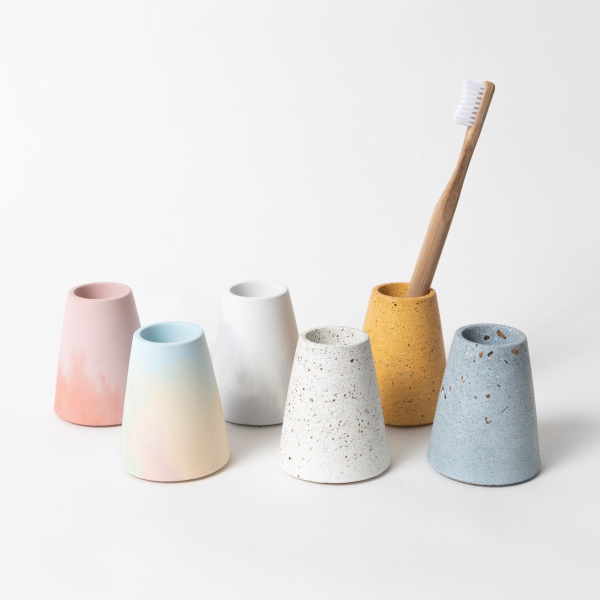 Pretti.Cool Concrete Toothbrush Holders - lily & onyx