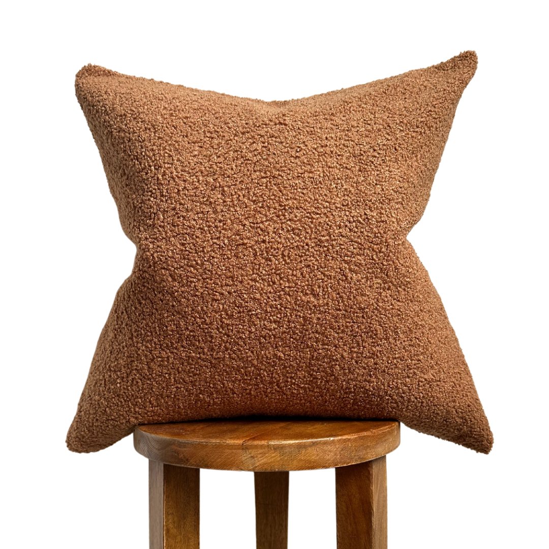 Load image into Gallery viewer, Busa Designs Conway Teddy Pillow Cover - lily &amp;amp; onyx

