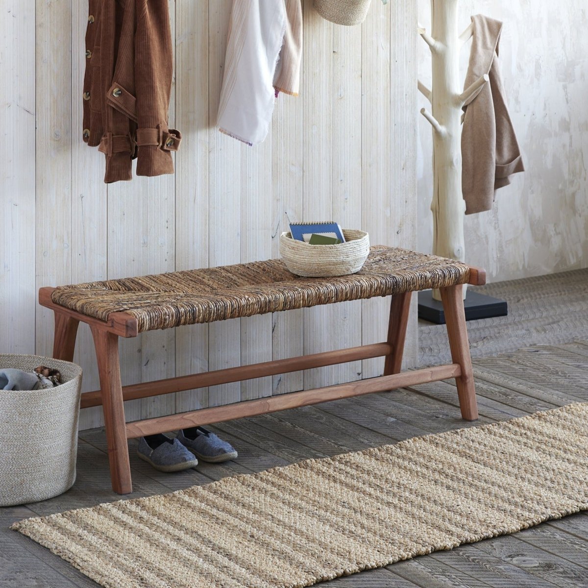 texxture Copenhagen Banana Bark Bench