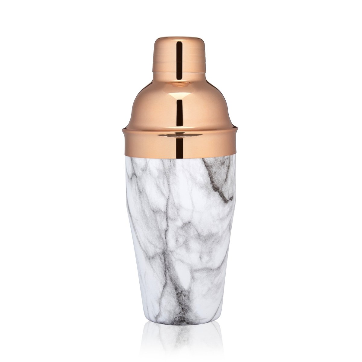 TRUE Copper and Marble 18oz Cocktail Shaker - lily & onyx