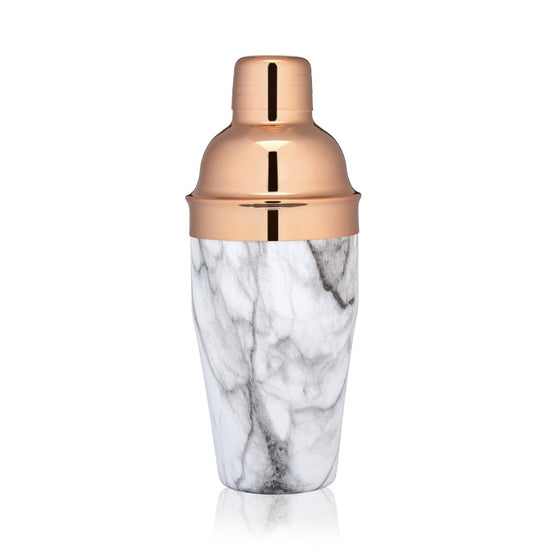 TRUE Copper and Marble 18oz Cocktail Shaker - lily & onyx