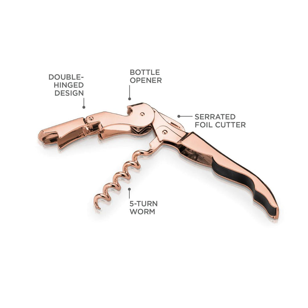 
                      
                        Viski Copper Signature Double Hinged Corkscrew - lily & onyx
                      
                    