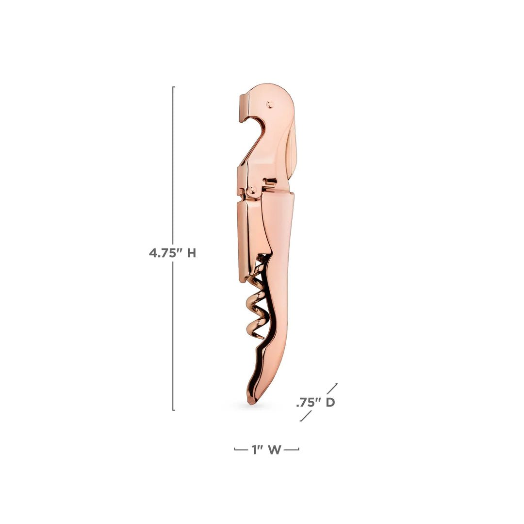 Viski Copper Signature Double Hinged Corkscrew - lily & onyx