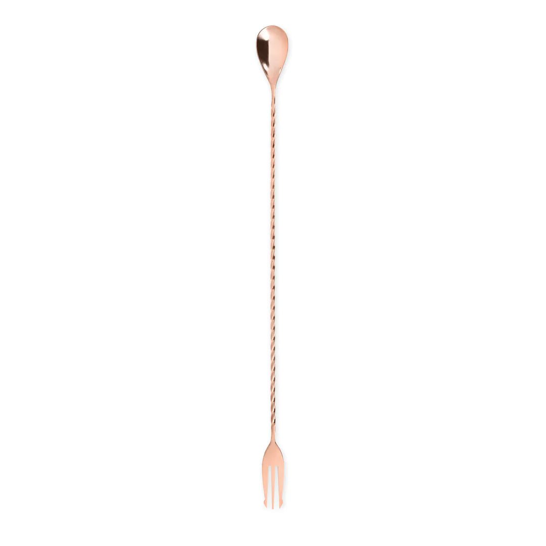 Viski Copper Trident Barspoon - lily & onyx