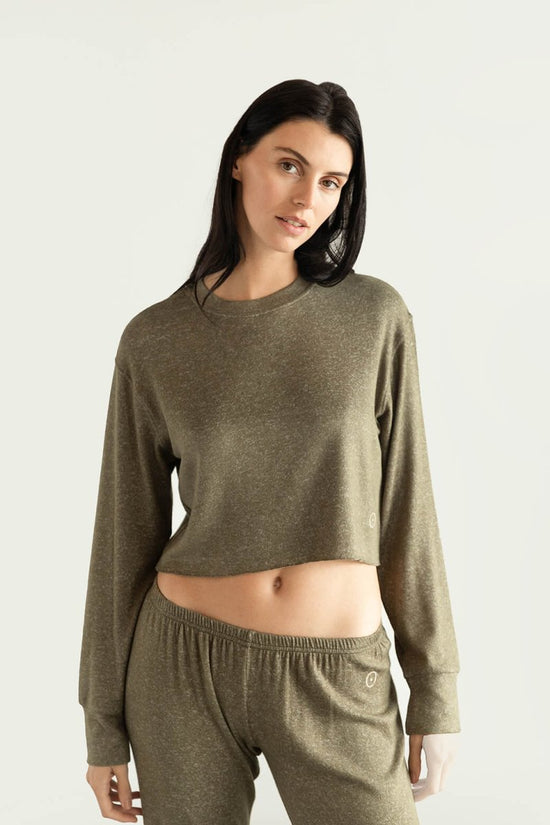 Sunday Citizen Cosset Cropped Sweatshirt - lily & onyx