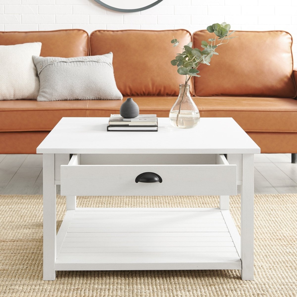 Walker Edison Country Coffee Table