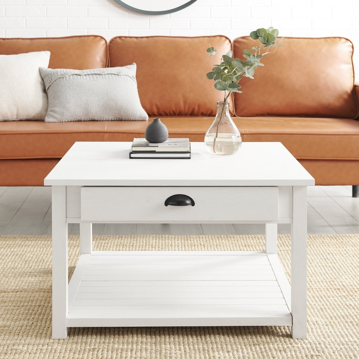 Walker Edison Country Coffee Table