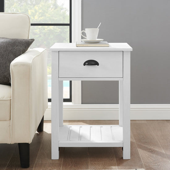 Walker Edison Country Nightstand / Side Table - lily & onyx