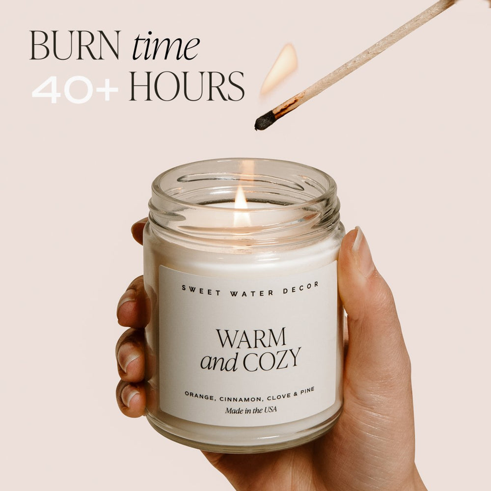 
                      
                        Sweet Water Decor Cozy Season Soy Candle - Clear Jar - 9 oz - lily & onyx
                      
                    