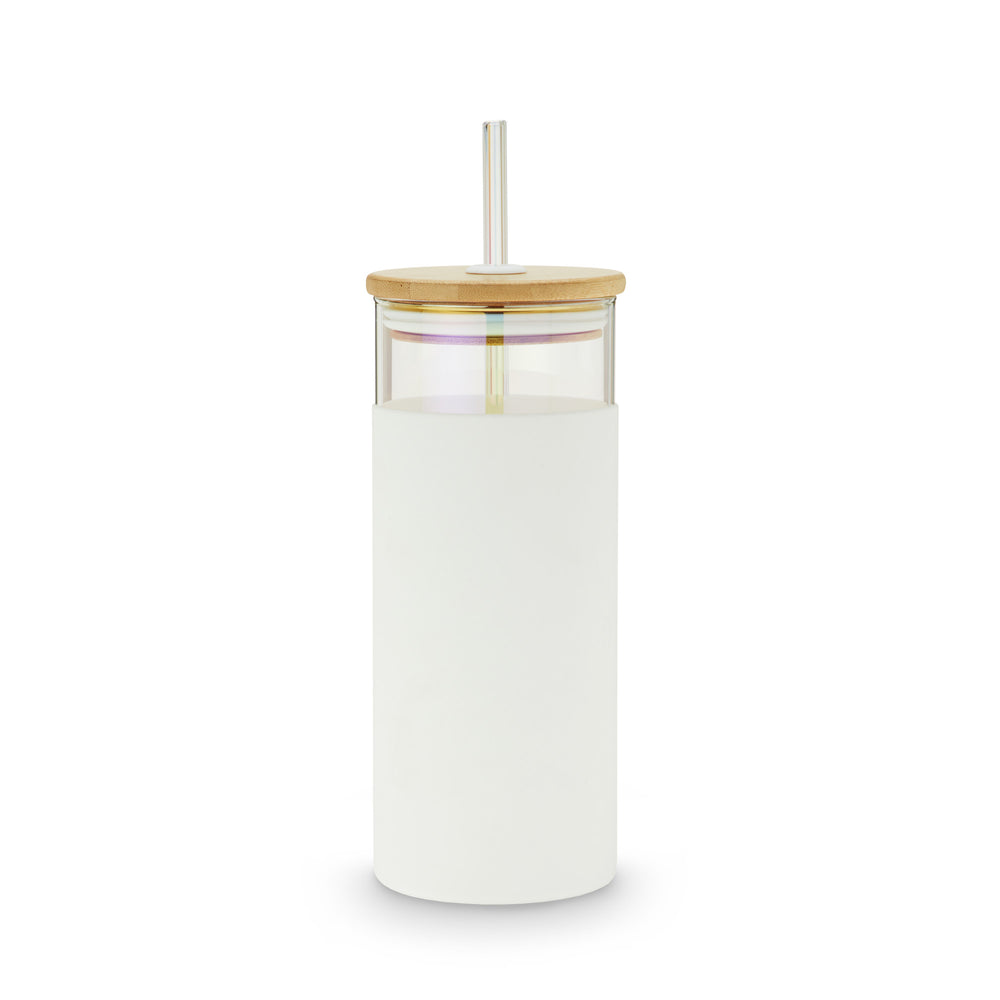 
                      
                        Pinky Up Katherine™ Glass Tumbler with Silicone Sleeve - lily & onyx
                      
                    