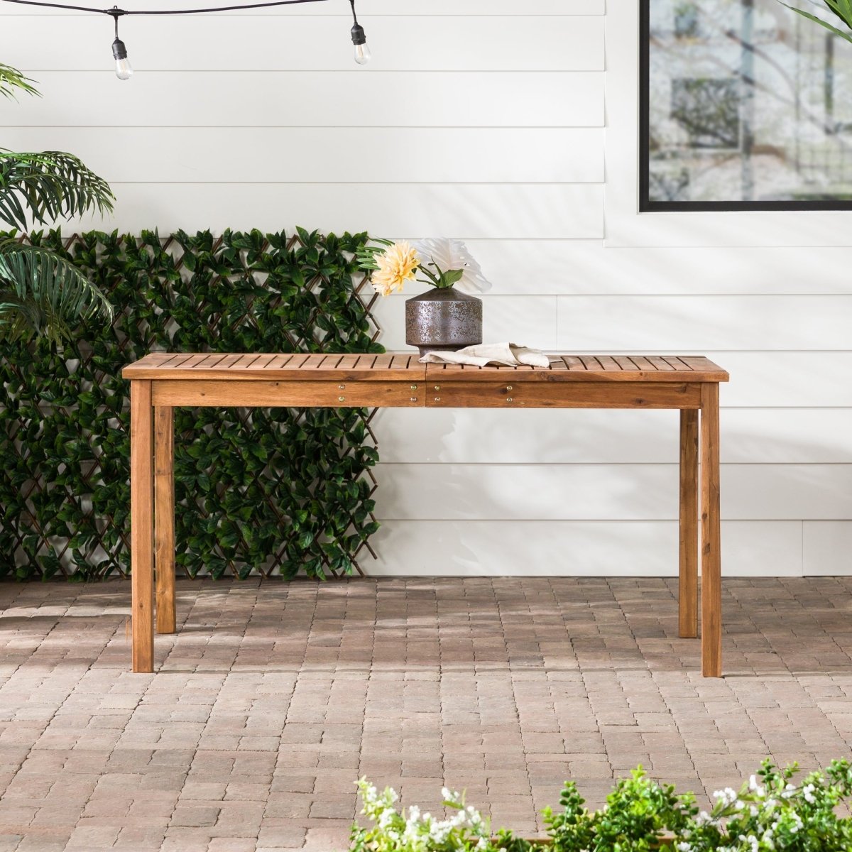 Walker Edison Crosswinds Patio Dining Table - lily & onyx