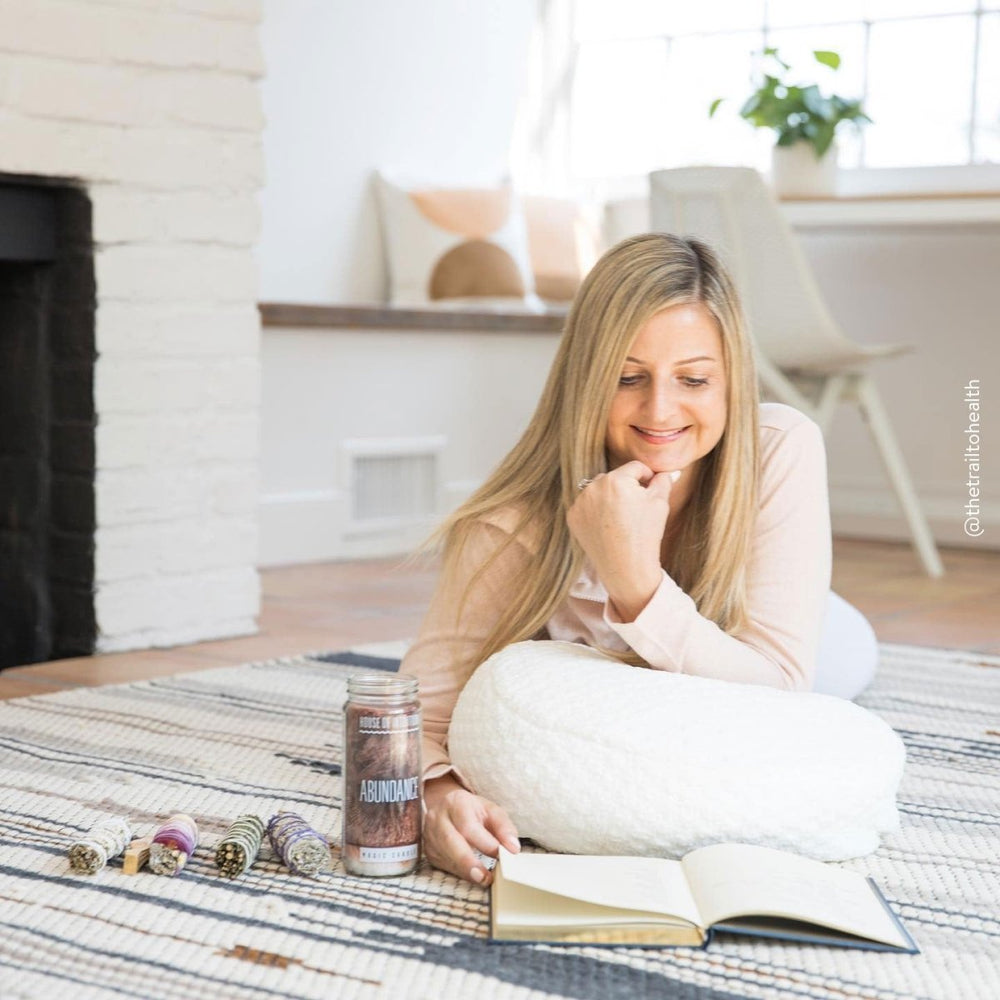 
                      
                        Sunday Citizen Crystal Meditation Pillow - lily & onyx
                      
                    