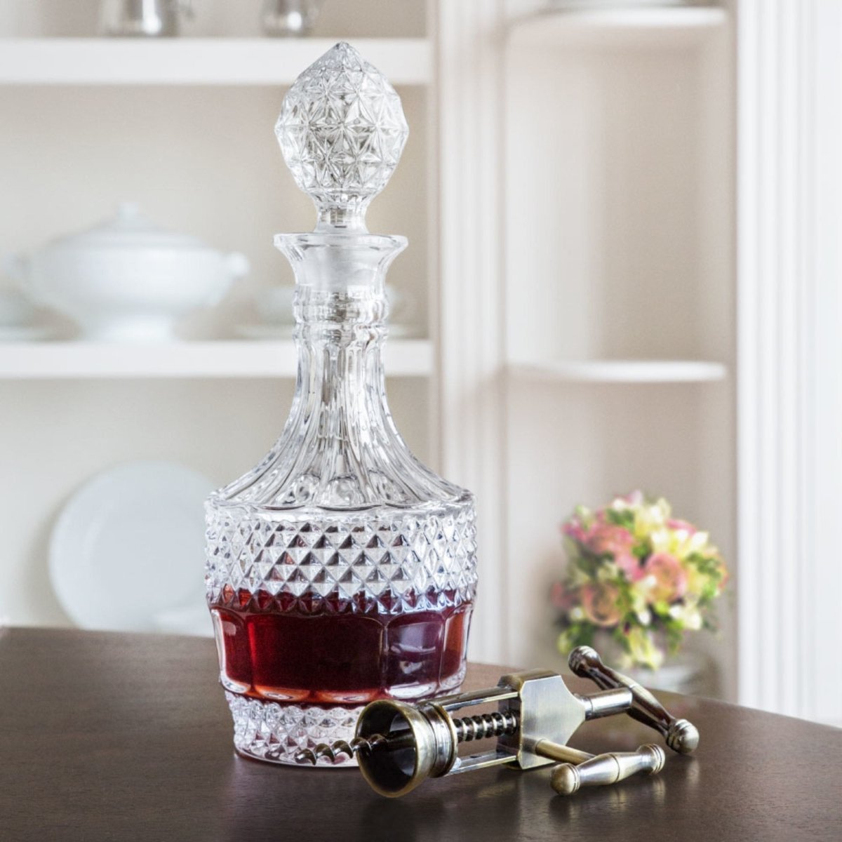 Twine Crystal Vintage Decanter - lily & onyx