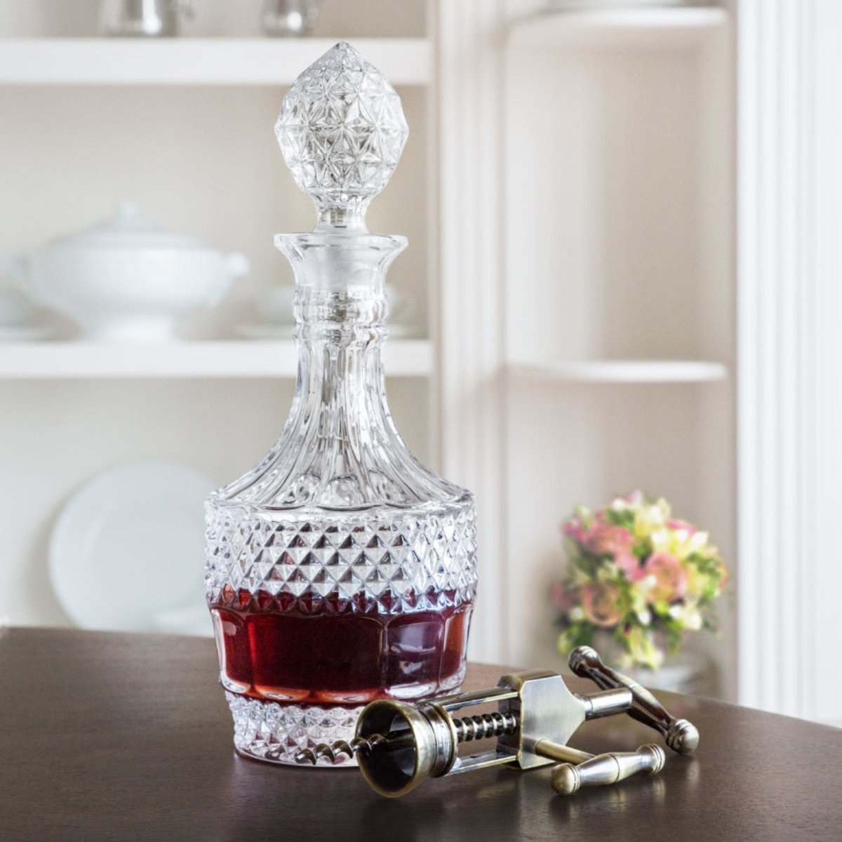 Load image into Gallery viewer, Twine Crystal Vintage Decanter - lily &amp;amp; onyx
